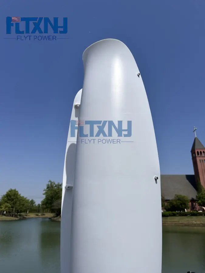 Poland Stock 300w Wind Silent Tulip Flower Vertical Axis Turbine Power for Home 12v Free Power — view 3