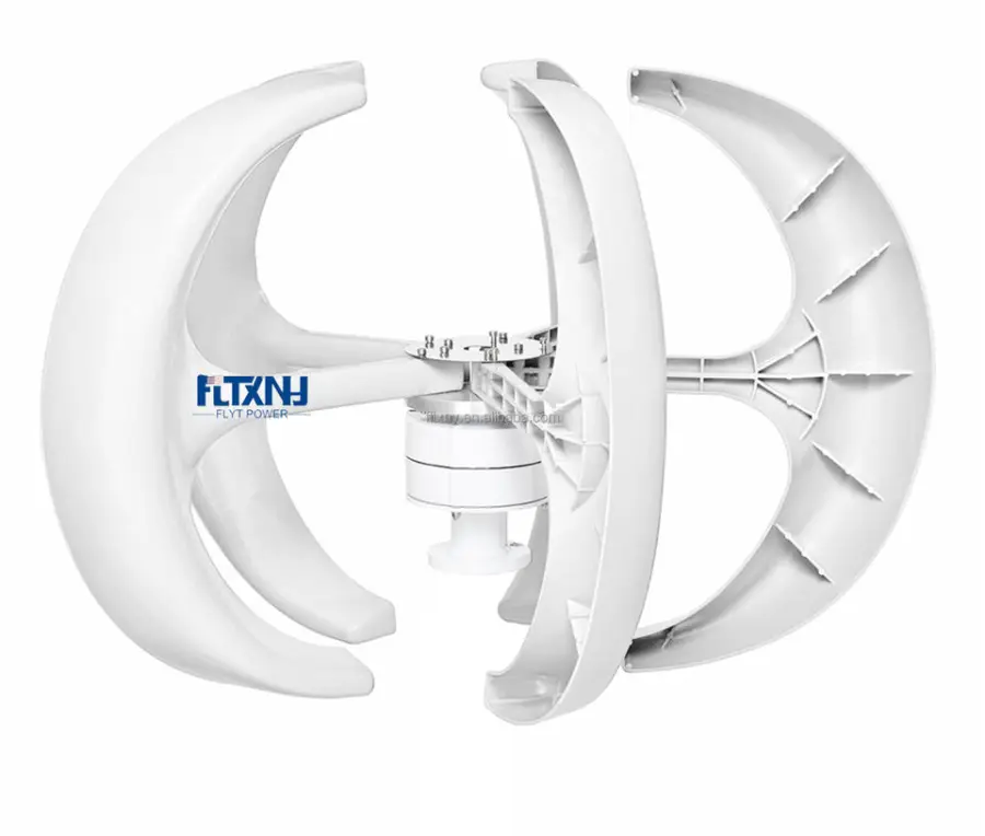 Double-layer Wind Turbines, Vertical Wind Turbines, High Efficiency 12/24, 100W, 200w, 300w, 400w, 500w, 1000w Windkraftanlage — image 4