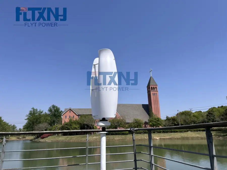 Poland Stock Wind Turbine 600w Silent Tulip Flower Vertical Axis Turbine Power for Home 12v Free Power — view 5