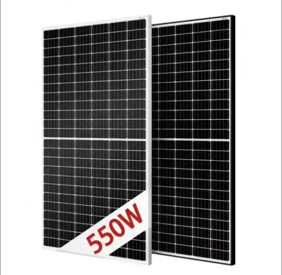 Factory Price Supplier 18 Years Producing Experience Half Cut PERC 450W 500W 600W 650W n Type 1000 Watt Solar Panel 550W — view 1