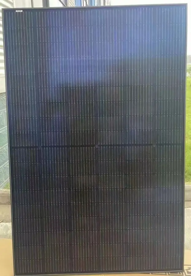 Full Power a Grade New Factory Price Fast Delivery 36v 24v 12v 550w 585w 600w 630w N-type PERC Bifacial Solar Panel Pure Black — image 6
