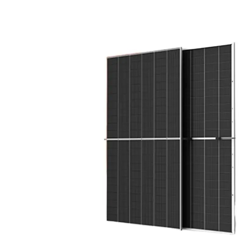 Hot Sale Promotion Price a Grade High Efficiency 700W PERC Solar Panel Batteries Wholesale Suppliers for Flat Roof Mount — view 1