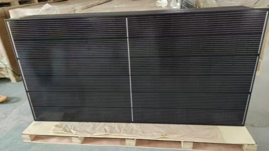 CE for Certified Pure Black 450W to 680W Solar Panels Bifacial Pv Panel Hot Selling Bipv Half Cell IBC Type From Poland — image 6