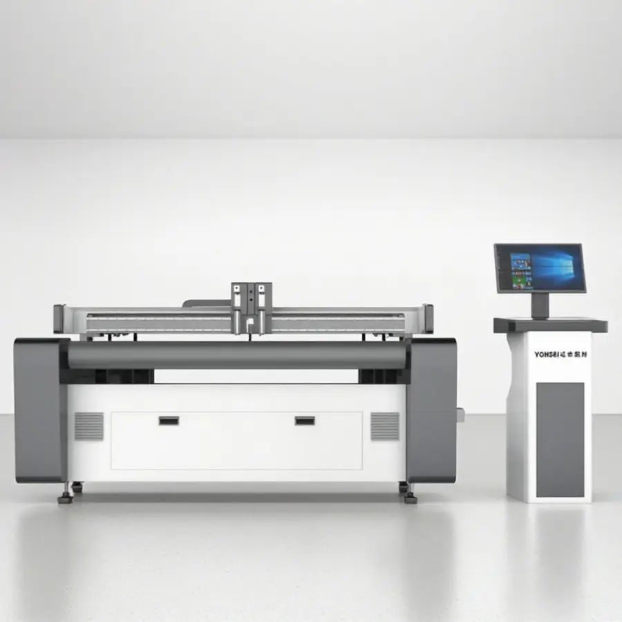 Textile Cutting Machine - CNC Fabric Cutter for Apparel Cloth and Clothing Cutting with Cutting Function — view 1