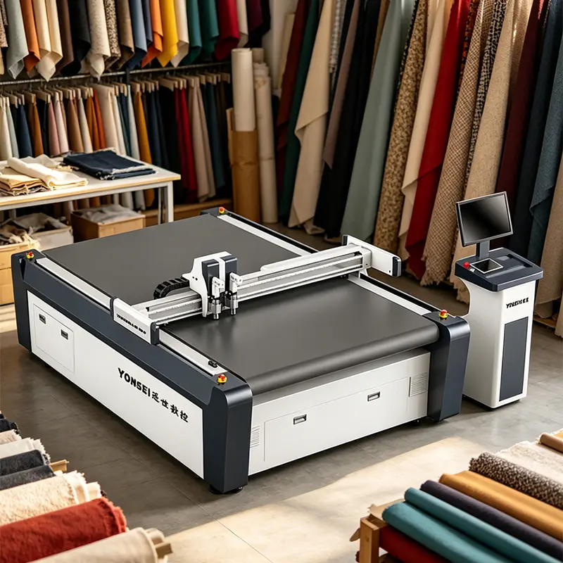 Industrial CNC Fabric Cloth Cutting Textile Machine Automatic Cutter for Automotive Making Outdoor Sunshade Umbrella Fabric — image 4
