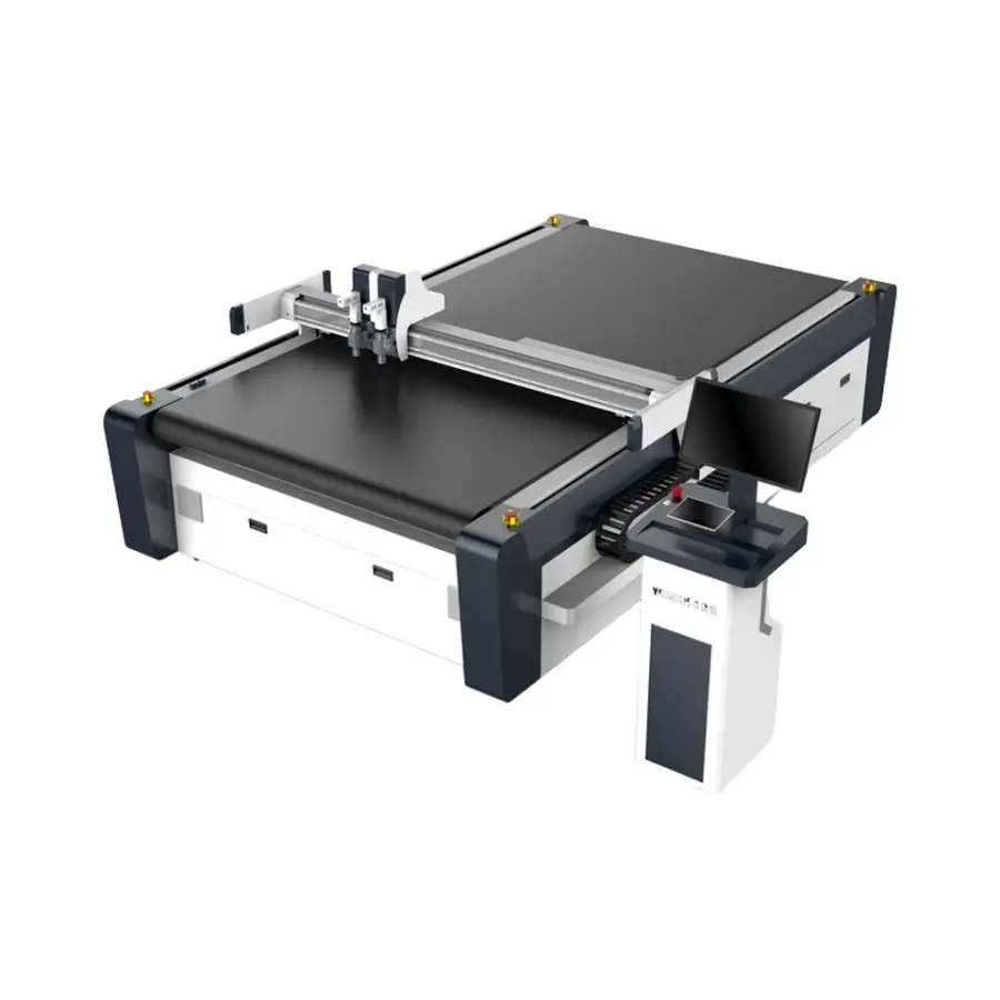 Textile Fabric and Garment Vibrating Knife Cutting Machine — image 3