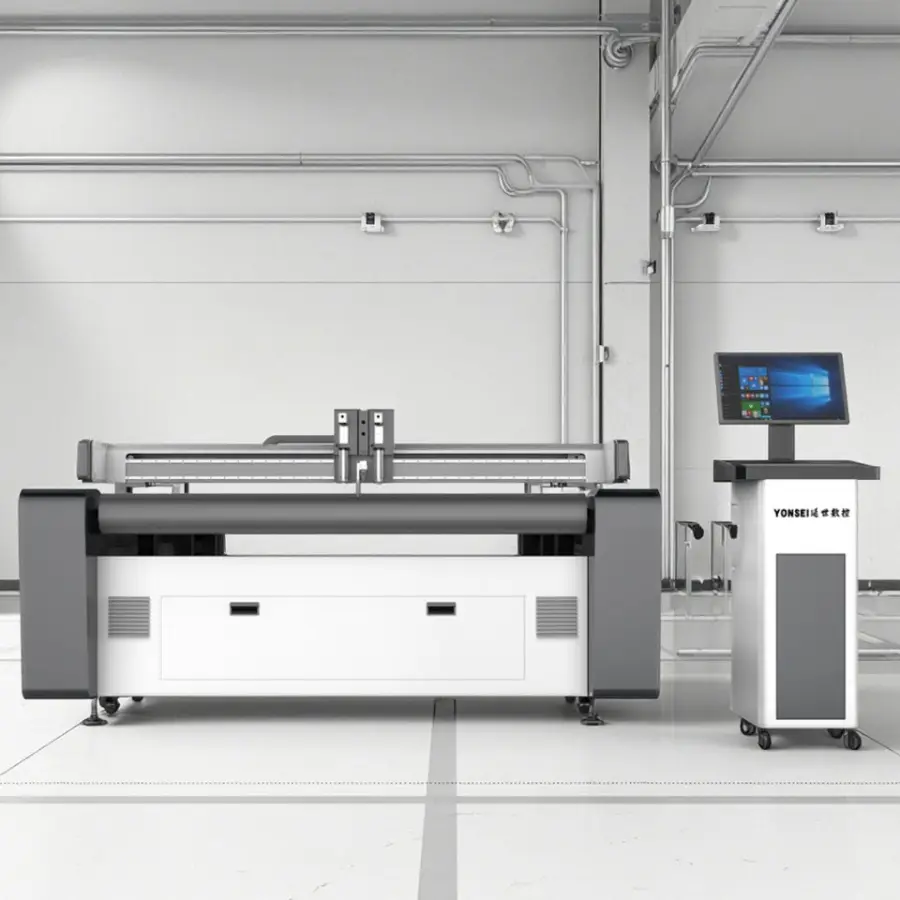 Multi-layer Cutting Machine CNC Multi-layer Textile Cutter Garment Rolling Cloth Cut Digital — view 1