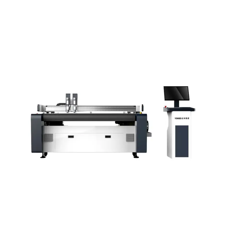 CNC Roller Blind Cutting Machine zebra Blind Cutting Table Vibrating Knife Cutting Machine — view 1