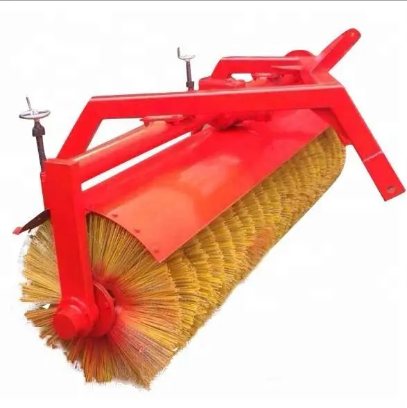 High Quality ! Farm/Garden Tractor / ATV Mounted Road Sweeper / Broom / Plow Exported Worldwide — view 1