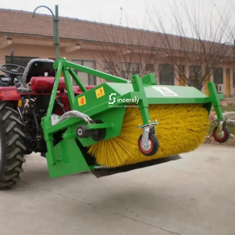 High Quality ! Farm/Garden Tractor / ATV Mounted Road Sweeper / Broom / Plow Exported Worldwide — image 7
