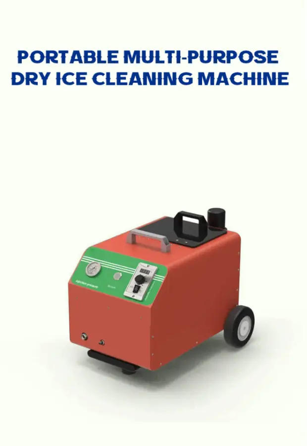 Portable High-Pressure Dry Ice Blasting Cleaner Handheld Electric Design for Easy Movement New Condition — image 7