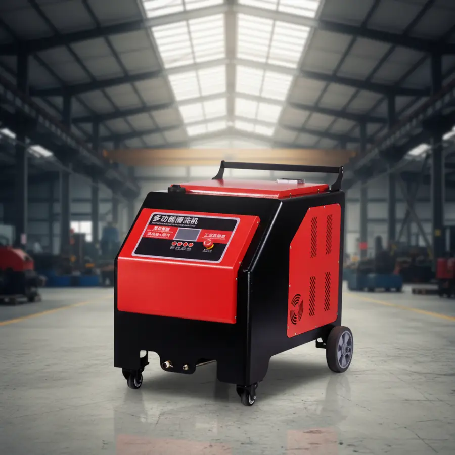 Industrial Diesel Hot Water Steam Cleaner with Vapor Cleaning New Instant Heating 240bar High Pressure — view 1