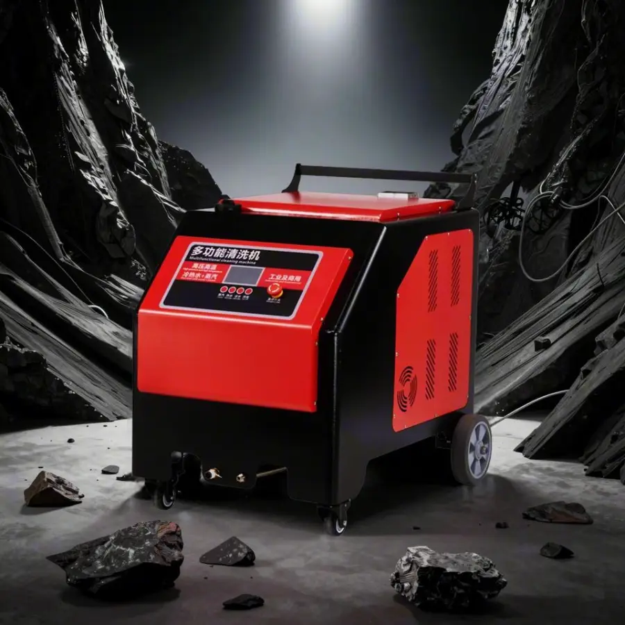 New High Pressure Cleaner Diesel-Powered Pressure Washer Steam Cleaner Combination with 350bar Steam Pressure — view 1