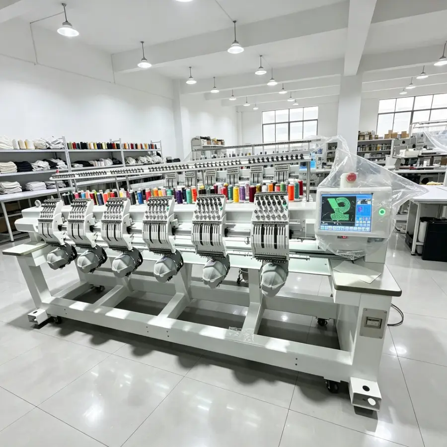 Reliable Efficient Embroidery Machine for Gym Apparel — view 1