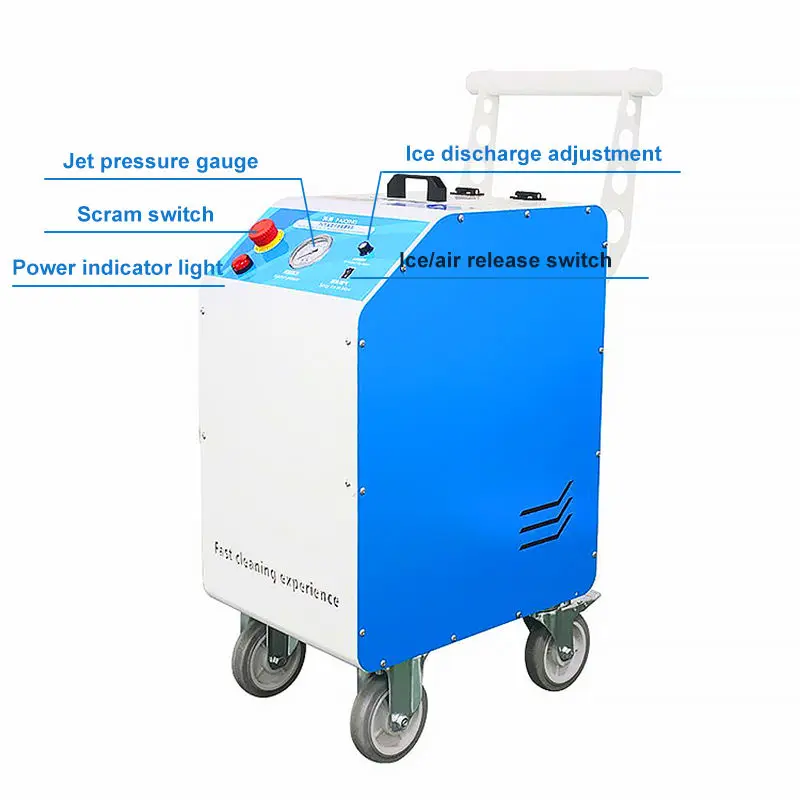Portable Dry Ice Blasting Commercial Dry Ice Cleaning Machine — image 5