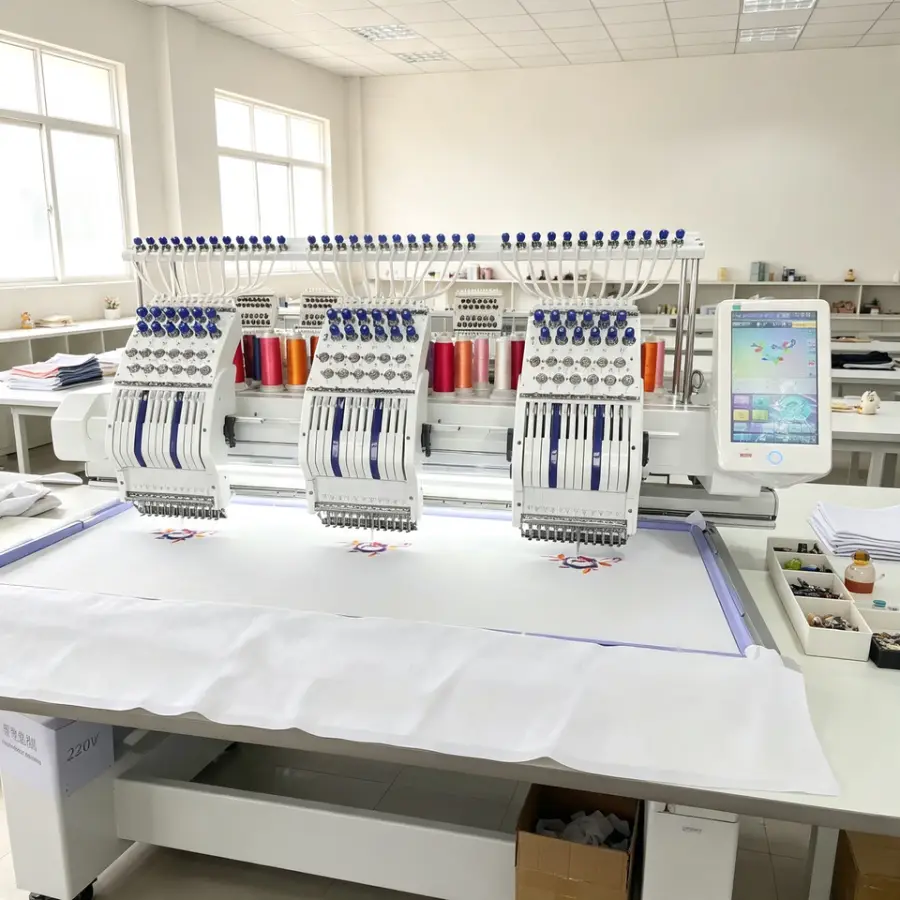 Reliable Efficient Embroidery Machine for Gym Apparel — image 2