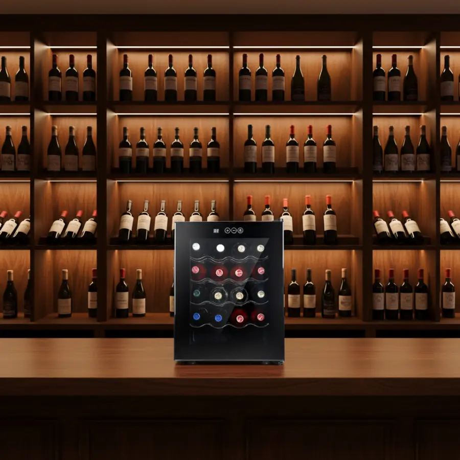 20 Bottles Wine Chiller Fridge Automatic Wine Cooler High Quality Electric Wine Cellar — image 3