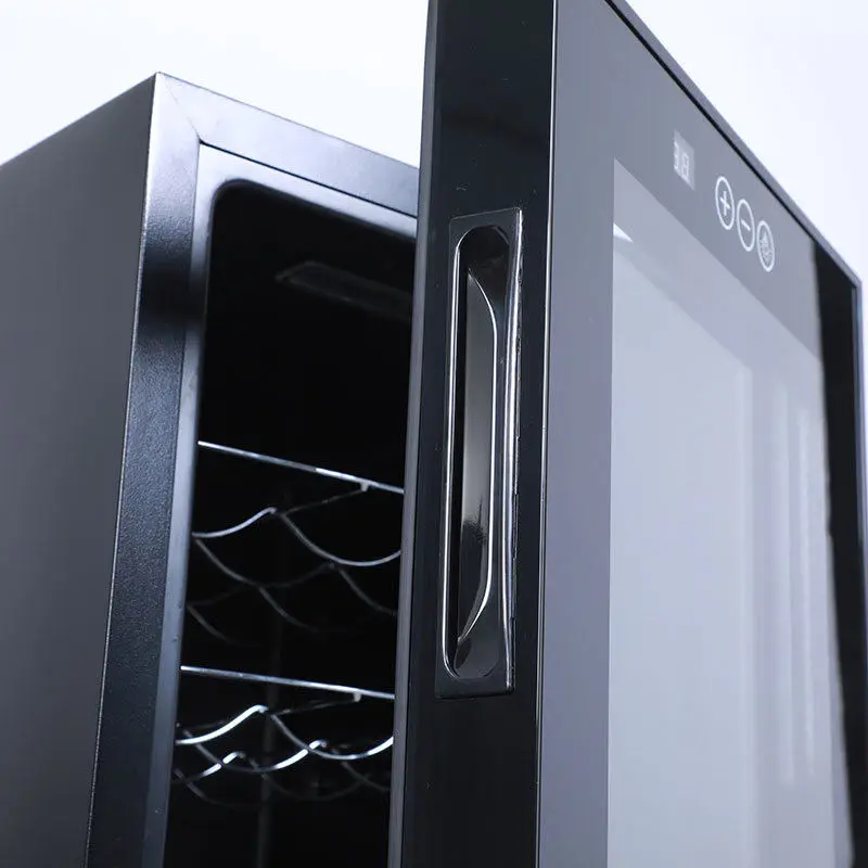23L Mini Fridge Freestanding Wine Cooler 8 Bottles Thermoelectric Refrigerator Wine Cabinet — image 6