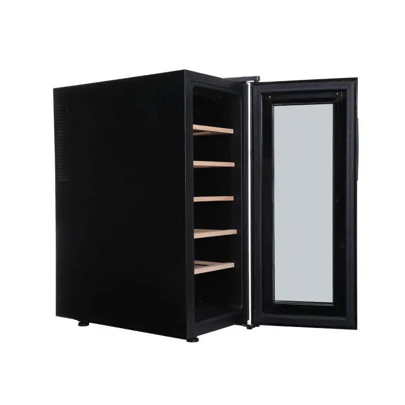 46L 18 Bottles Professional Wine Cooler Refrigerator Adjustable Thermostat Fridge Freestanding Red Wine Cabinet — image 6