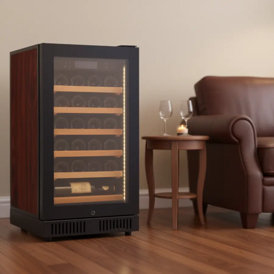 20 Bottles 68L Wine Fridge Factory Oem Door Single Zone Wine Fridge Cellar Cooler — image 5