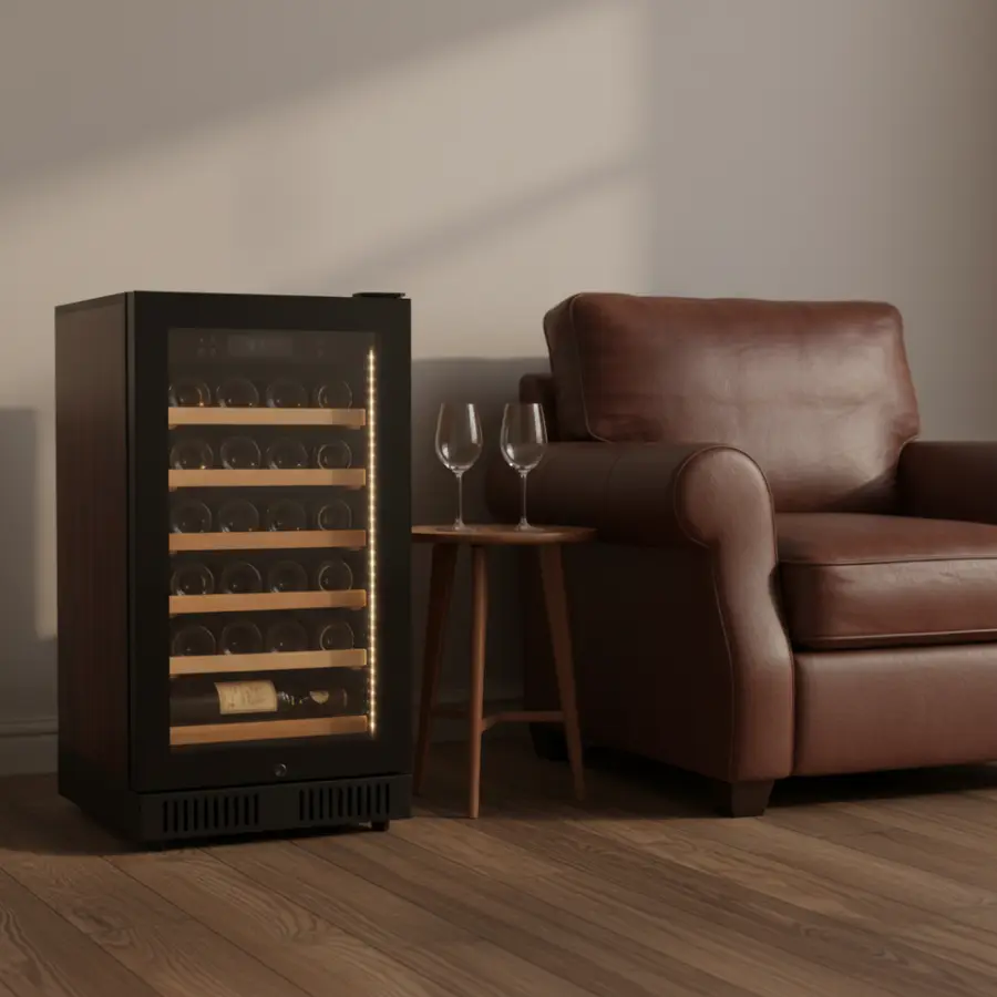 Wine Cabinet Constant Temperature Refrigerator for Home Living Room Office — view 1