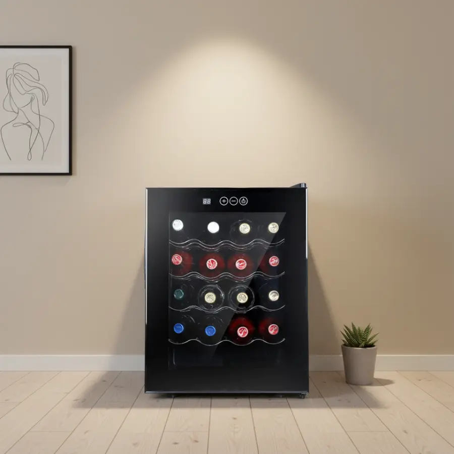 46L Hot Sale Wine Cooler Household Hotel Mini Fridge Wine Cabinet Refrigerator — image 3