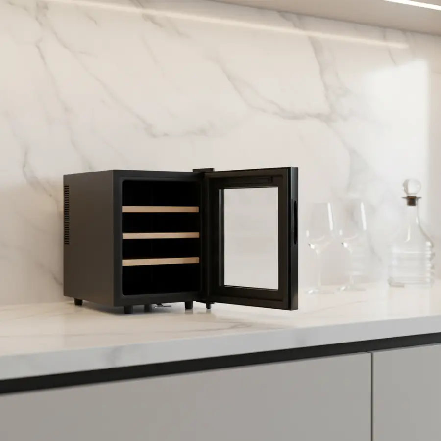 32L 12BOTTLES Thermoelectric Wine Refrigerator Freestanding Mini Cooler — view 1