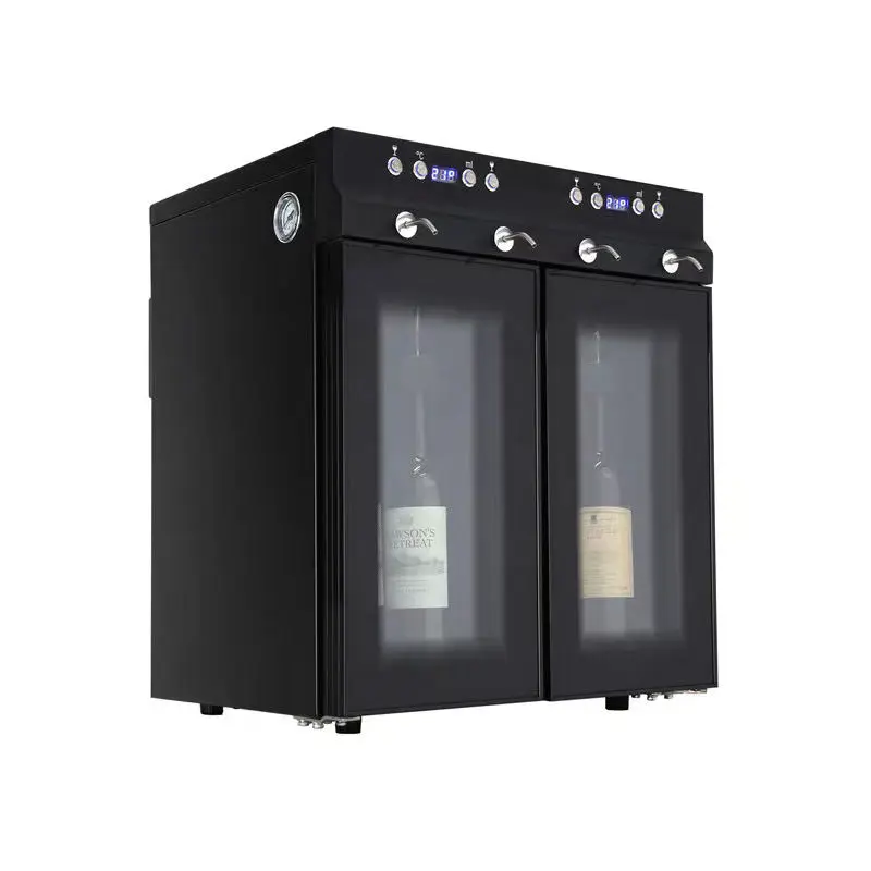 Bar Automatic 4 Bottles Red Wine Dispenser Machine Bar Wine Cooler Fridge — view 1