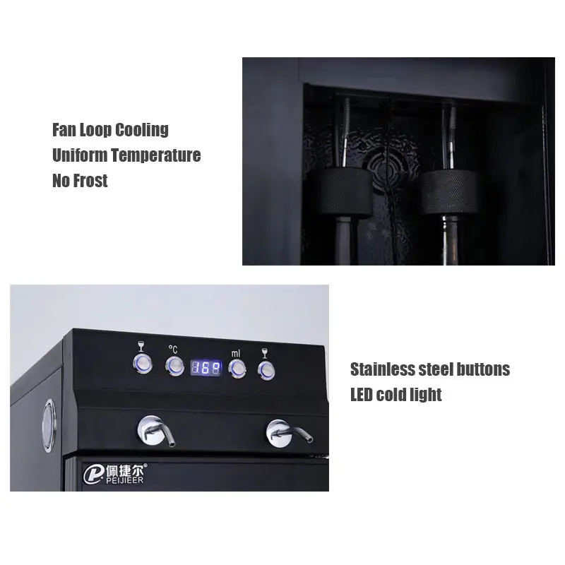 Bar Automatic 4 Bottles Red Wine Dispenser Machine Bar Wine Cooler Fridge — image 5