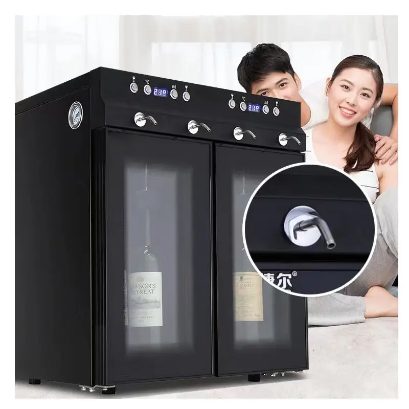 Bar Automatic 4 Bottles Red Wine Dispenser Machine Bar Wine Cooler Fridge — image 6