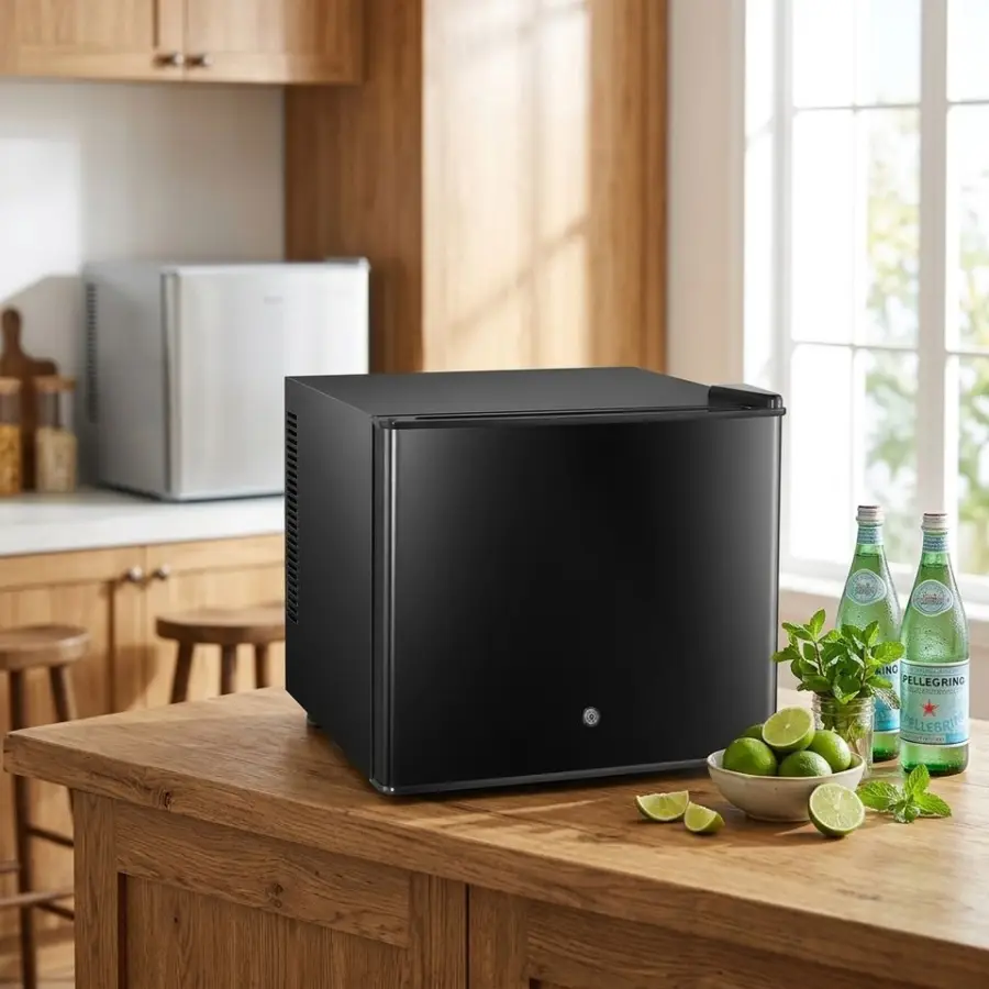 20L Desktop Small Mini Refrigerator Semiconductor Cooler for Apartment Bedroom Rental House — view 3