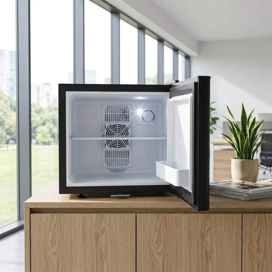 20L Desktop Small Mini Refrigerator Semiconductor Cooler for Apartment Bedroom Rental House — view 5