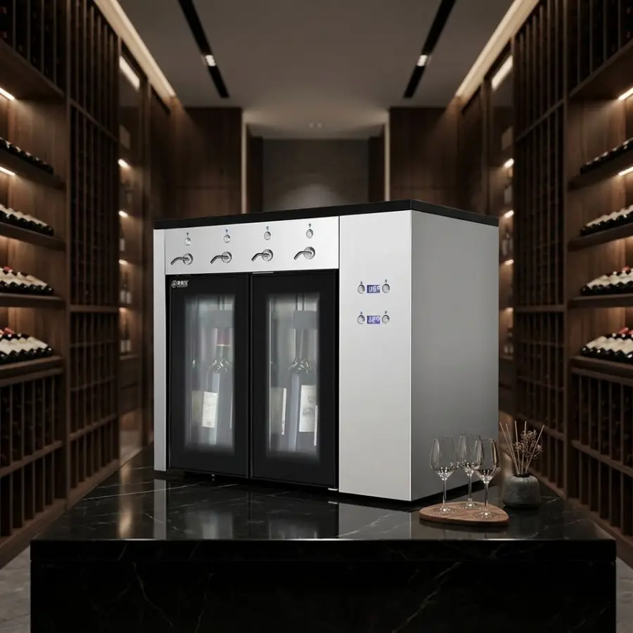 Professional Refrigerated Wine Preservation Cabinet for Restaurants and Wine Shops — view 2