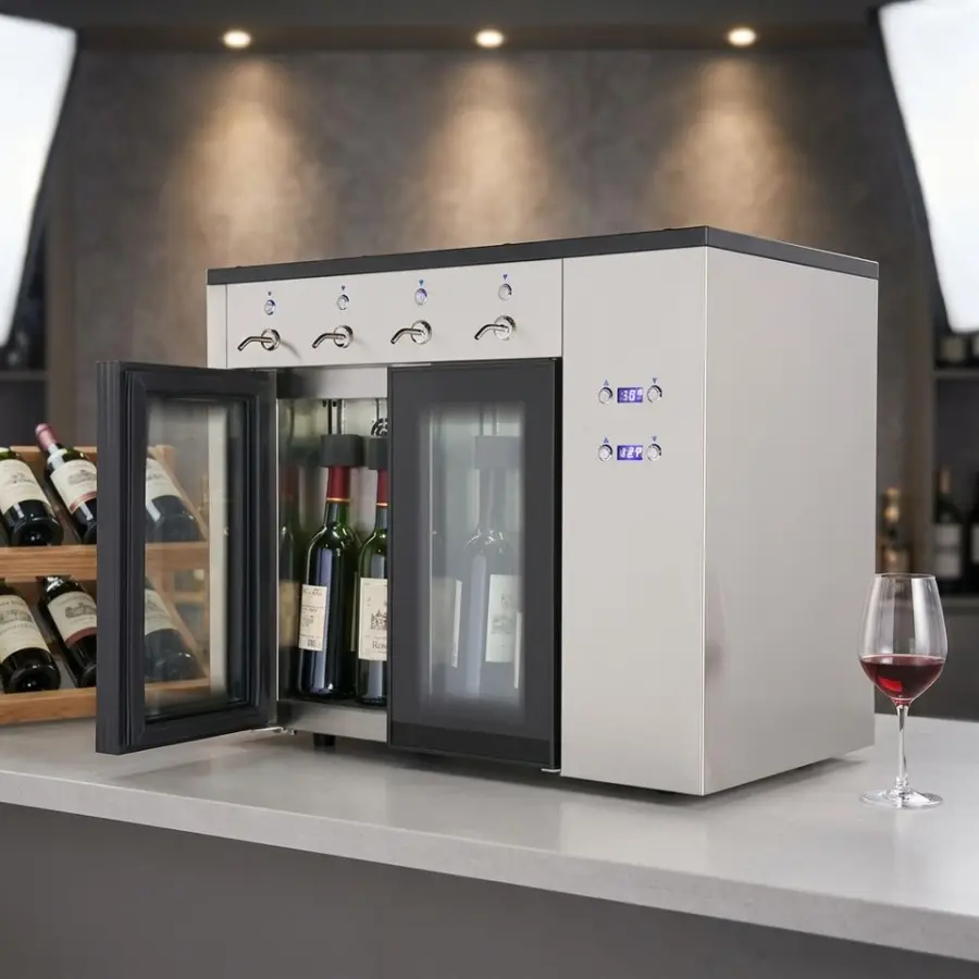 Professional Refrigerated Wine Preservation Cabinet for Restaurants and Wine Shops — view 3