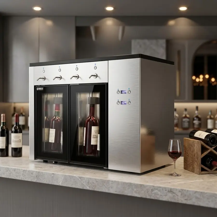 Professional Refrigerated Wine Preservation Cabinet for Restaurants and Wine Shops — view 5