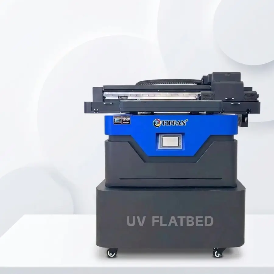 Factory Best Selling 6090 Uv Flatbed Printer with I3200 Head and Camera One Pass Uv Printer for Gift Customized Uv Printer A1 — image 3