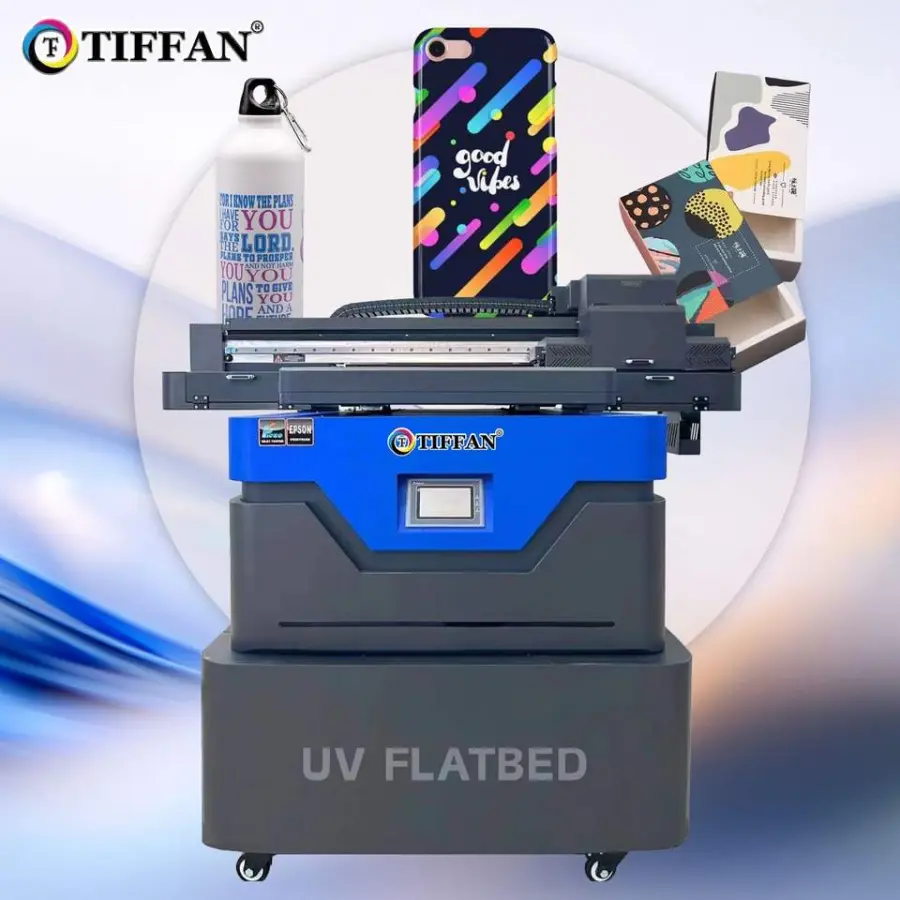 Factory Best Selling 6090 Uv Flatbed Printer with I3200 Head and Camera One Pass Uv Printer for Gift Customized Uv Printer A1 — image 4