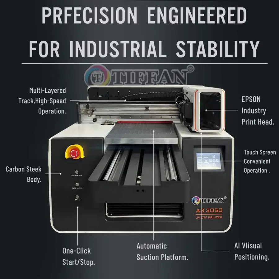 High Quality & Best Price A3 Uv Flatbed Printer for Bottle Glass Pen Stickers Printing with Xp600 I3200 Heads Printer Machine — image 3