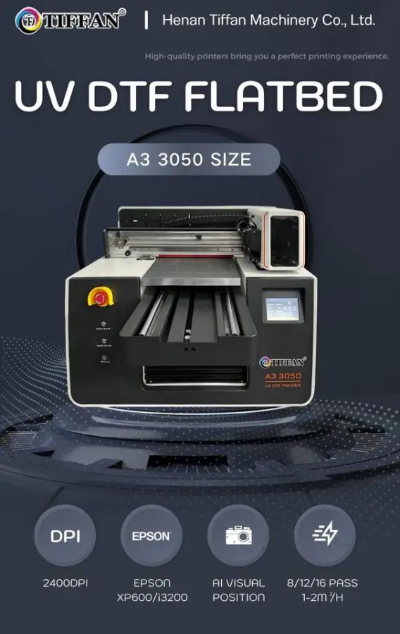 High Quality & Best Price A3 Uv Flatbed Printer for Bottle Glass Pen Stickers Printing with Xp600 I3200 Heads Printer Machine — image 4