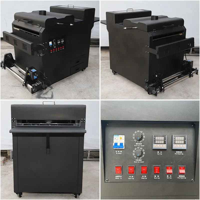 TIFFAN Automatic 60cm 60 cm Dtf Automatic Heater 24 Inch Dtf Powder Shaker duster Machine Drying Machine for Dtf Printer — image 3