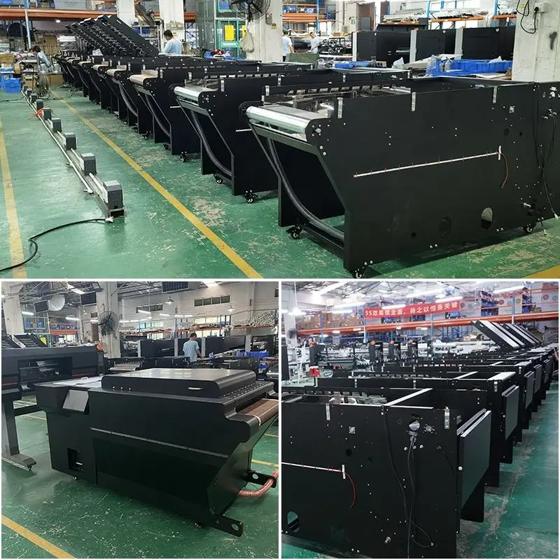 New Full-Automatic PET Film Roll Digital A1 600mm DTF Sticker 2pcs Epson I3200/4720 Printhead Heat Transfer Printing Machine — image 3
