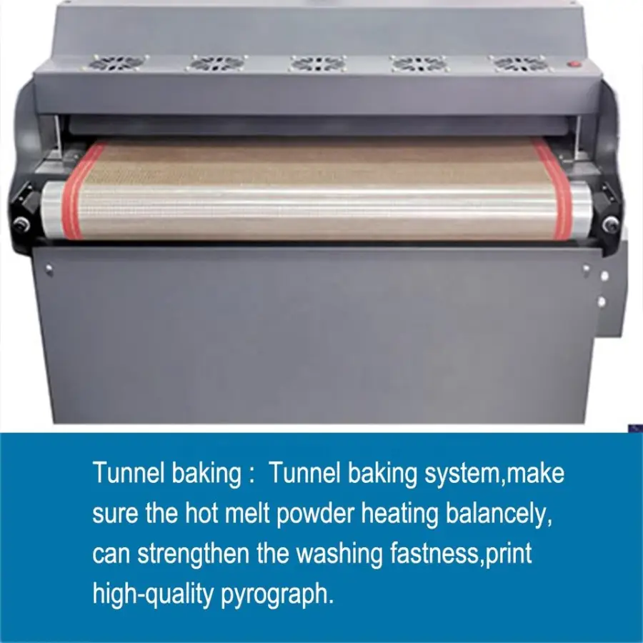 New Full-Automatic PET Film Roll Digital A1 600mm DTF Sticker 2pcs Epson I3200/4720 Printhead Heat Transfer Printing Machine — image 4
