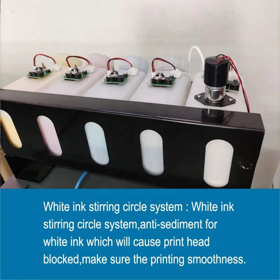 New Full-Automatic PET Film Roll Digital A1 600mm DTF Sticker 2pcs Epson I3200/4720 Printhead Heat Transfer Printing Machine — image 5