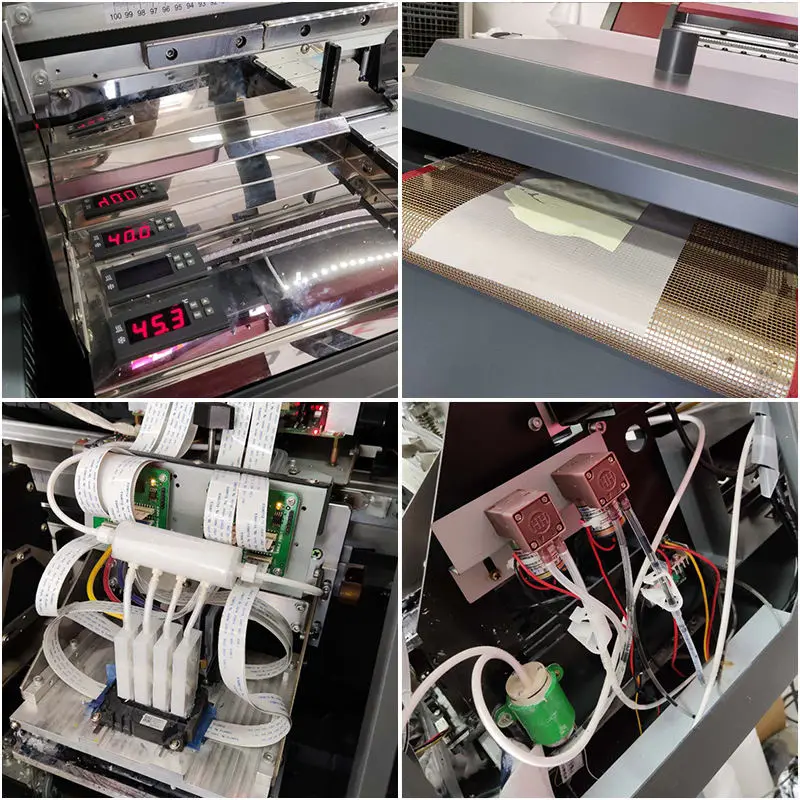 New Full-Automatic PET Film Roll Digital A1 600mm DTF Sticker 2pcs Epson I3200/4720 Printhead Heat Transfer Printing Machine — image 6