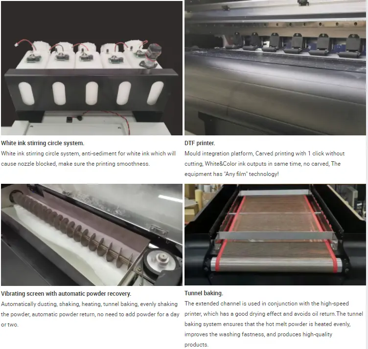 Powder Shaker duster Full Color t Shirt Printing Machine Print Machine Textile t Shirt Printer Apparel & Textile Machinery Parts — image 4