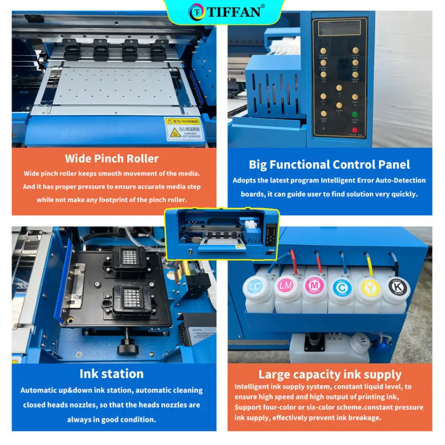 Factory Price A3 A4 30cm 12INCHES XP600 DTF Printer Printing Machine Heat Transfer Pet Film Dtf Printer — image 3