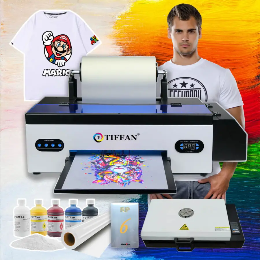 Best Price A3 30cm 33cm 12 Inches Pet Film Dtf Printer Complete Bundle Xp600 Dtf Printer Dtf Printer — view 1