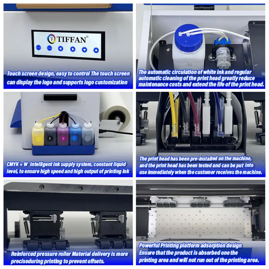 A3 Dtf Printer Printing Machine Impressora Dtf t Shirt Printing Machine Xp600 Dtf Printer with Powder Shaking Machine — view 2