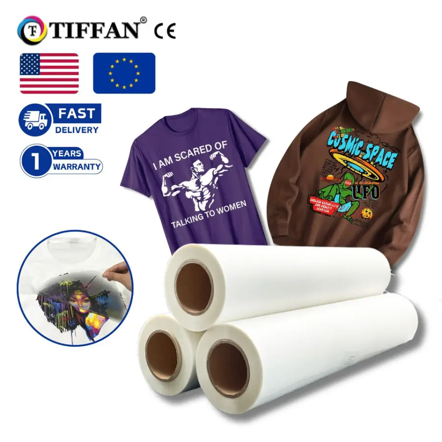 TIFFAN Factory Price A3 Dtf Printers Direct to Pet Film Inkjet Printer with quality XP600 Print Head for T-shirts and Bags — image 4