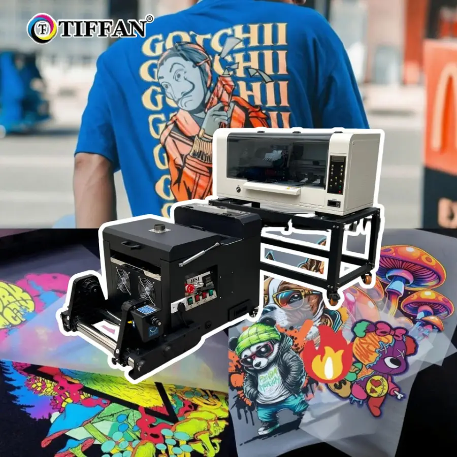 Tiffan High-Speed A3 DTF Printer Machine New Condition for Textile T-Shirt Jeans Any Material — image 3